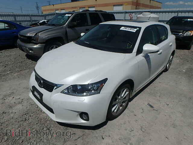 2012 LEXUS CT 200 - VIN: JTHKD5BH2C2067607 - Фото 2