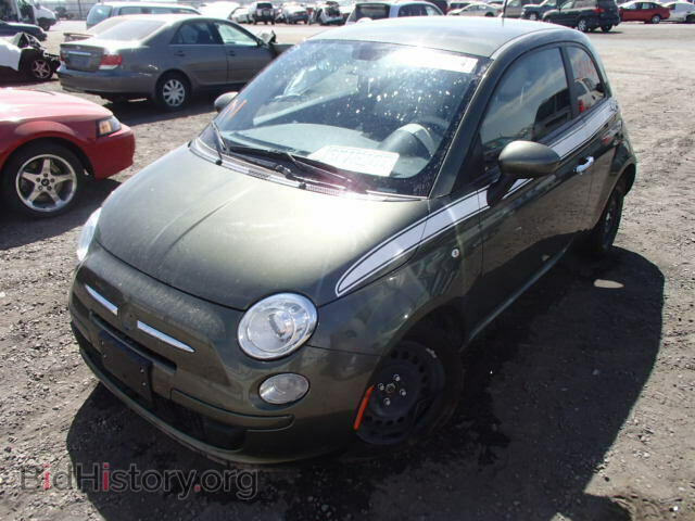 2012 FIAT 500 - VIN: 3C3CFFAR3CT303944 - Фото 2
