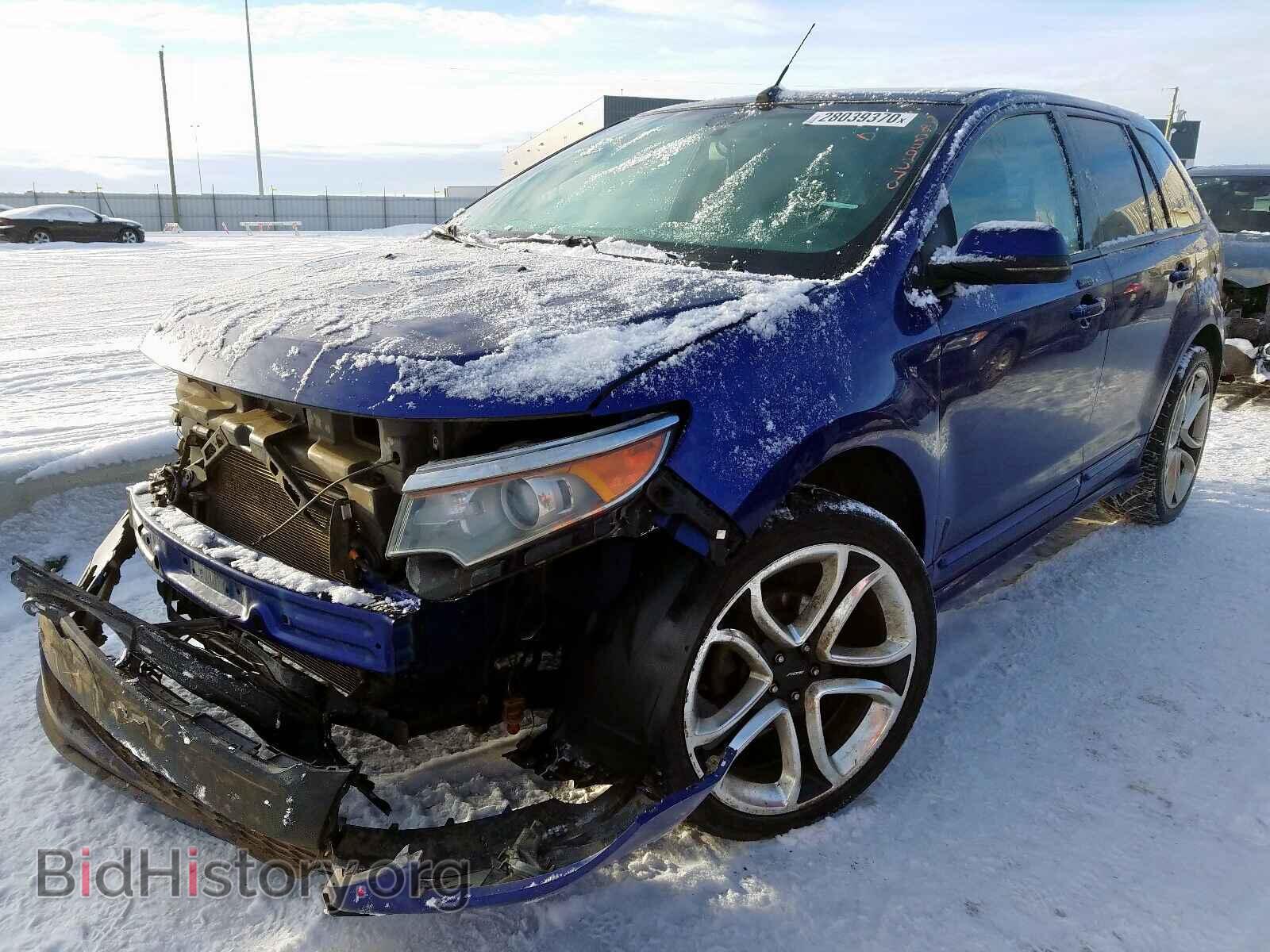 2013 FORD EDGE - VIN: 2FMDK4AK2DBA02044 - Фото 2