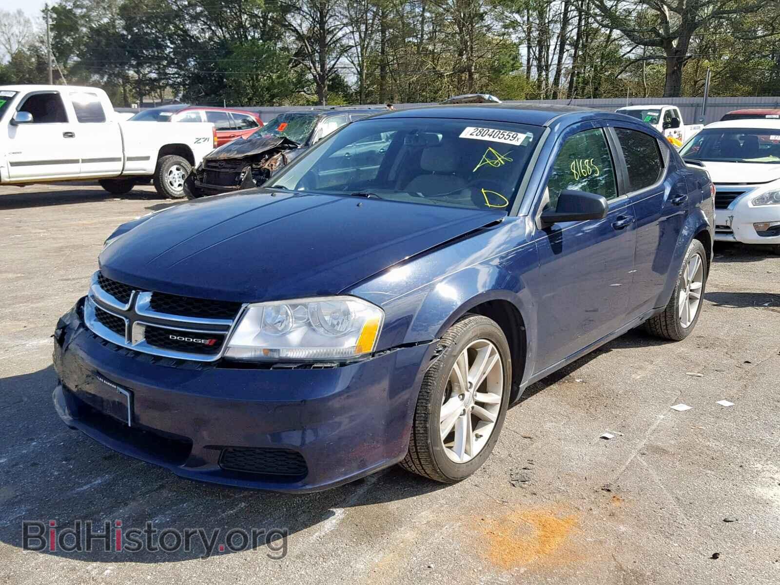 2013 DODGE AVENGER - VIN: 1C3CDZAG7DN572598 - Фото 2