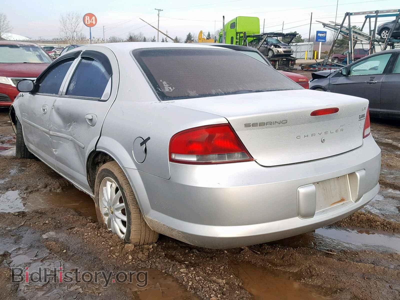 2002 CHRYSLER SEBRING - VIN: 1C3EL46X12N201747 - Фото 3