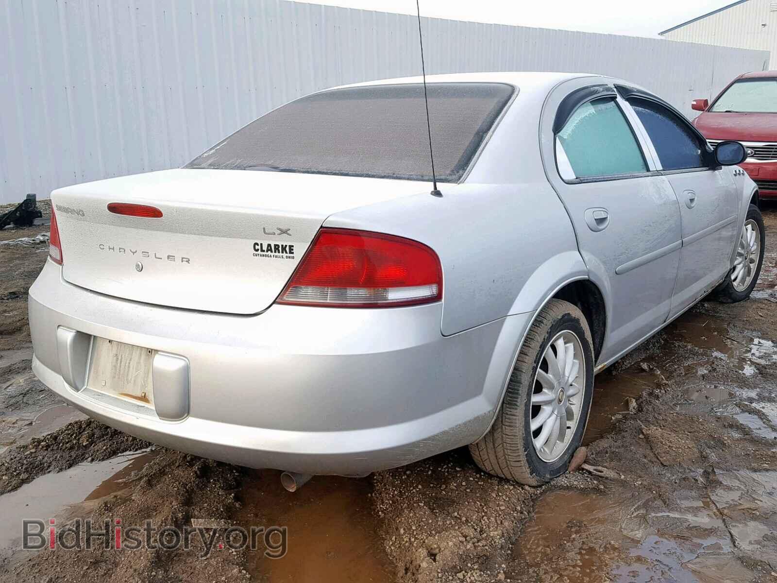 2002 CHRYSLER SEBRING - VIN: 1C3EL46X12N201747 - Фото 4