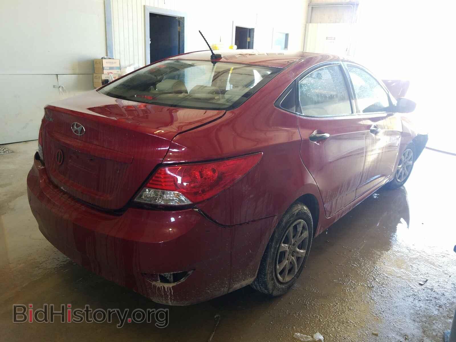 2012 HYUNDAI ACCENT - VIN: KMHCT4AE5CU044347 - Photo 4