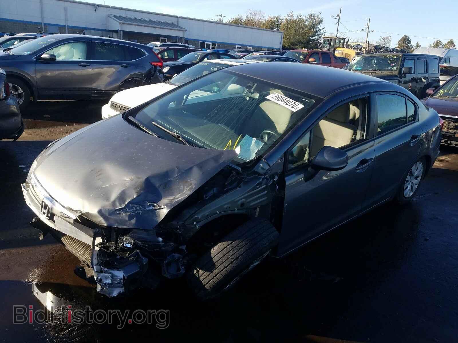 2012 HONDA CIVIC - VIN: 19XFB2F5XCE372363 - Фото 2