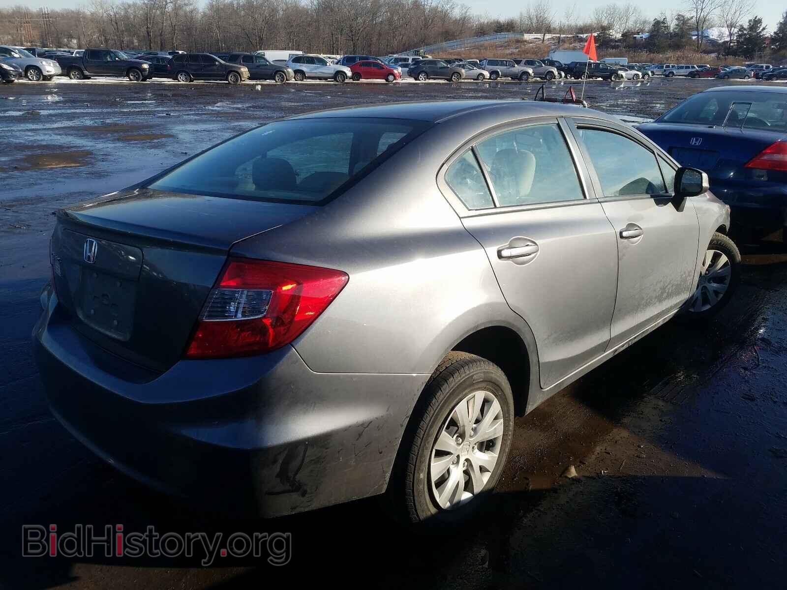 2012 HONDA CIVIC - VIN: 19XFB2F5XCE372363 - Фото 4