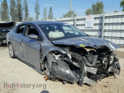 2015 Chrysler 200 200 Limite, серебристый — VIN 1C3CCCAB5FN701462, Copart