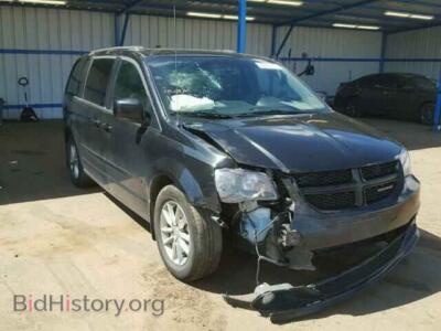 2014 Dodge CARAVAN Grand Cara, черный — VIN 2C4RDGEG1ER302565, Copart