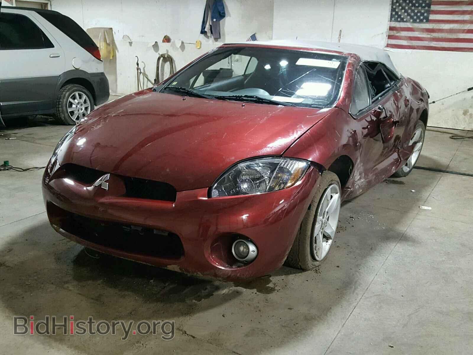 2007 MITSUBISHI ECLIPSE - VIN: 4A3AL25F87E026165 - Фото 2