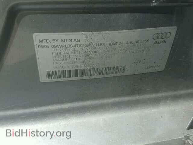2006 AUDI A4 - VIN: WAUDF78E56A026179 - Фото 10