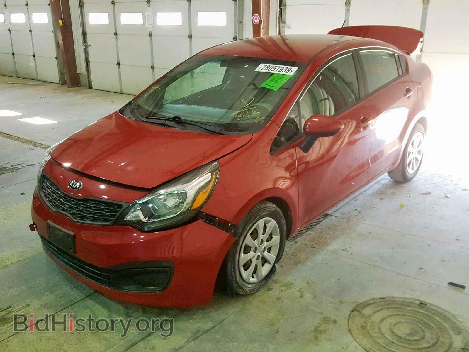 2014 KIA RIO - VIN: KNADM4A37E6348868 - Фото 2