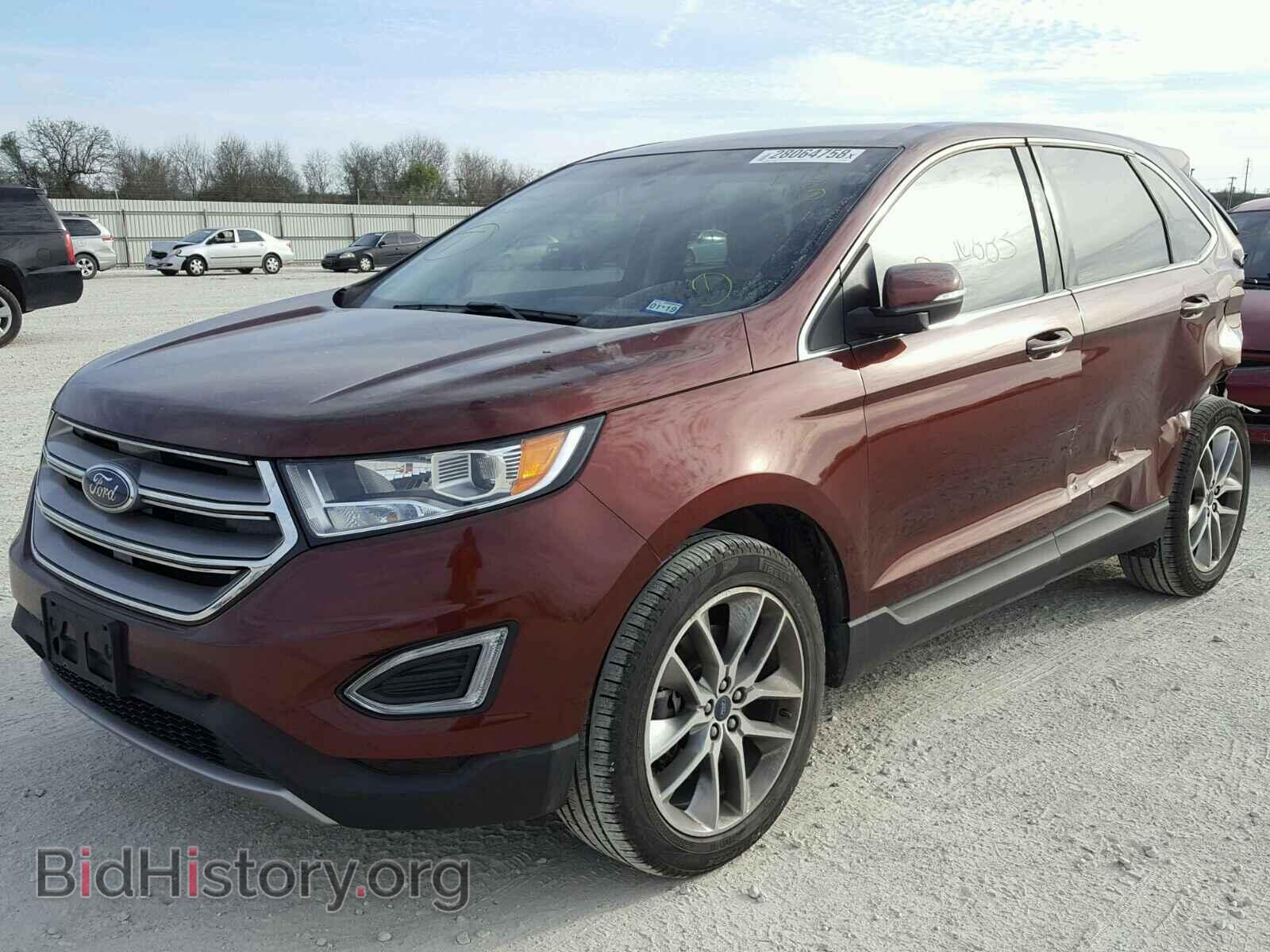2016 FORD EDGE - VIN: 2FMPK3K88GBB78093 - Фото 2