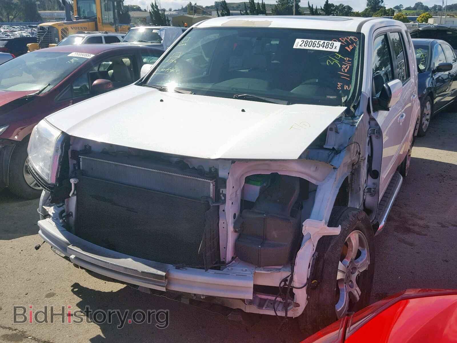 2013 HONDA PILOT EXL - VIN: 5FNYF3H53DB008149 - Фото 2