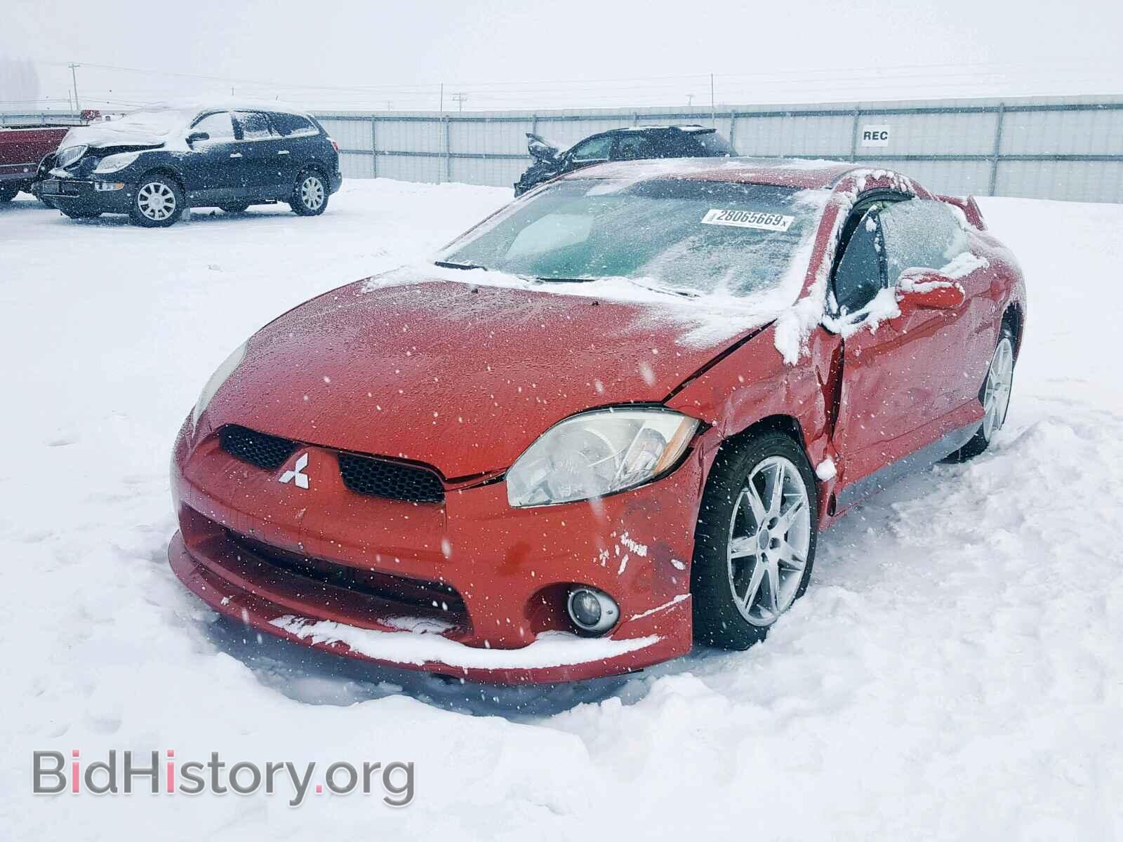 2008 MITSUBISHI ECLIPSE - VIN: 4A3AK64T48E026781 - Фото 2