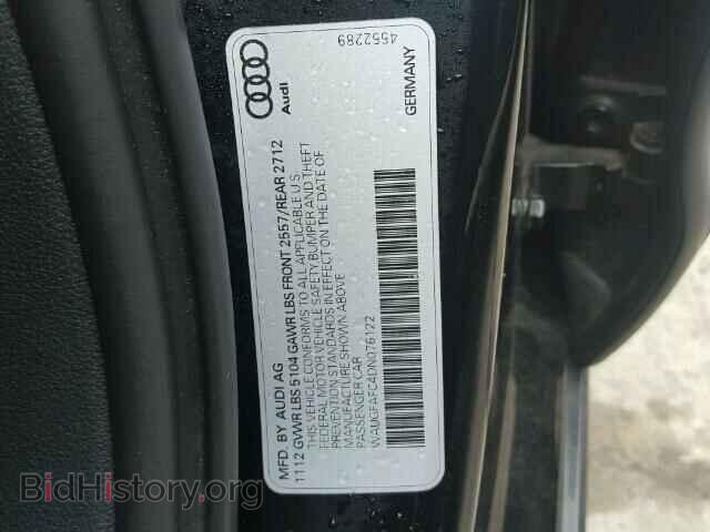 2013 AUDI A6 - VIN: WAUGFAFC4DN076122 - Photo 10