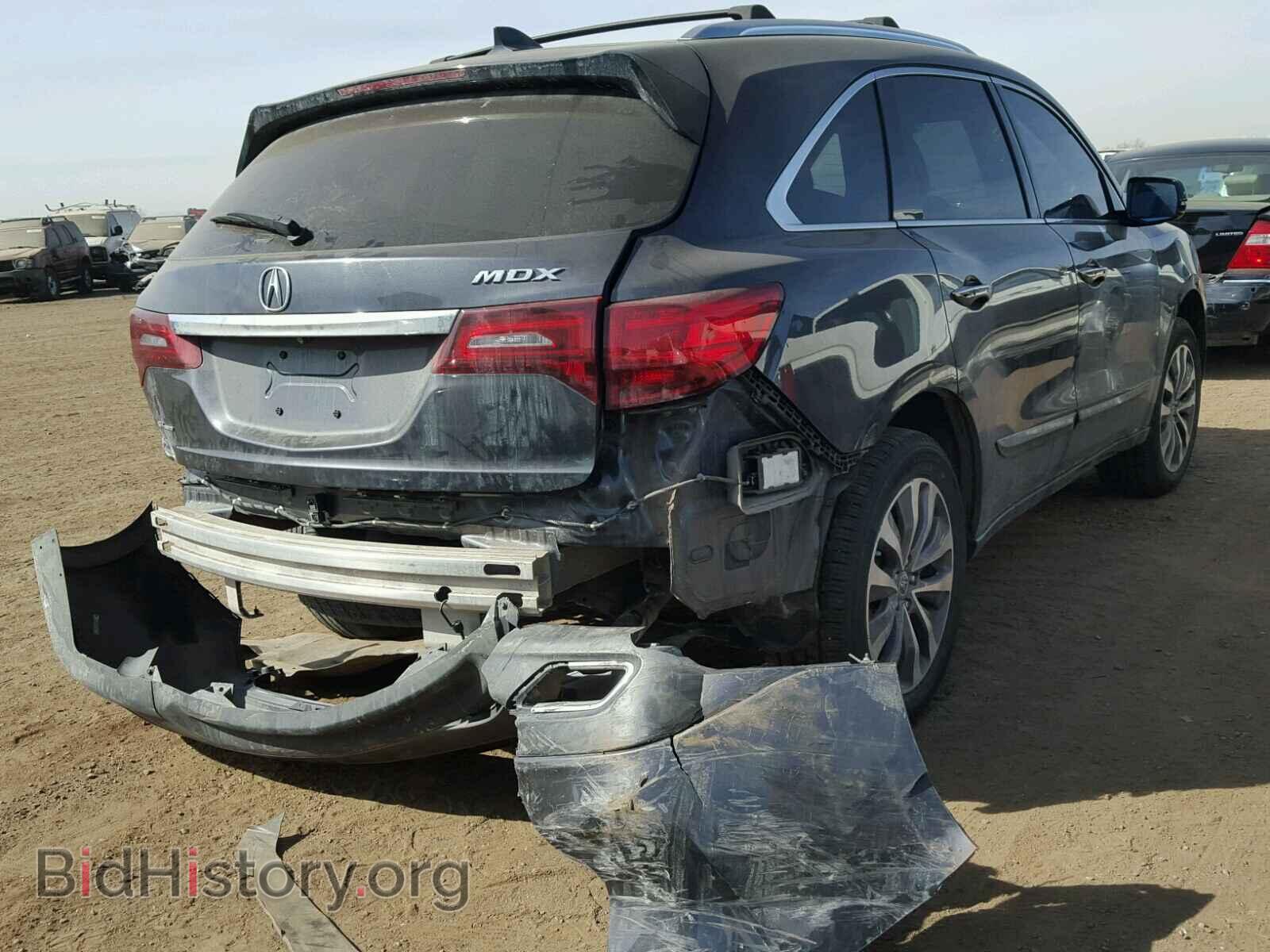 2014 ACURA MDX - VIN: 5FRYD4H45EB016790 - Фото 4