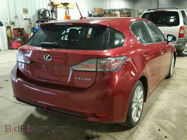 2011 LEXUS CT 200 - VIN: JTHKD5BH7B2009278 - Фото 4