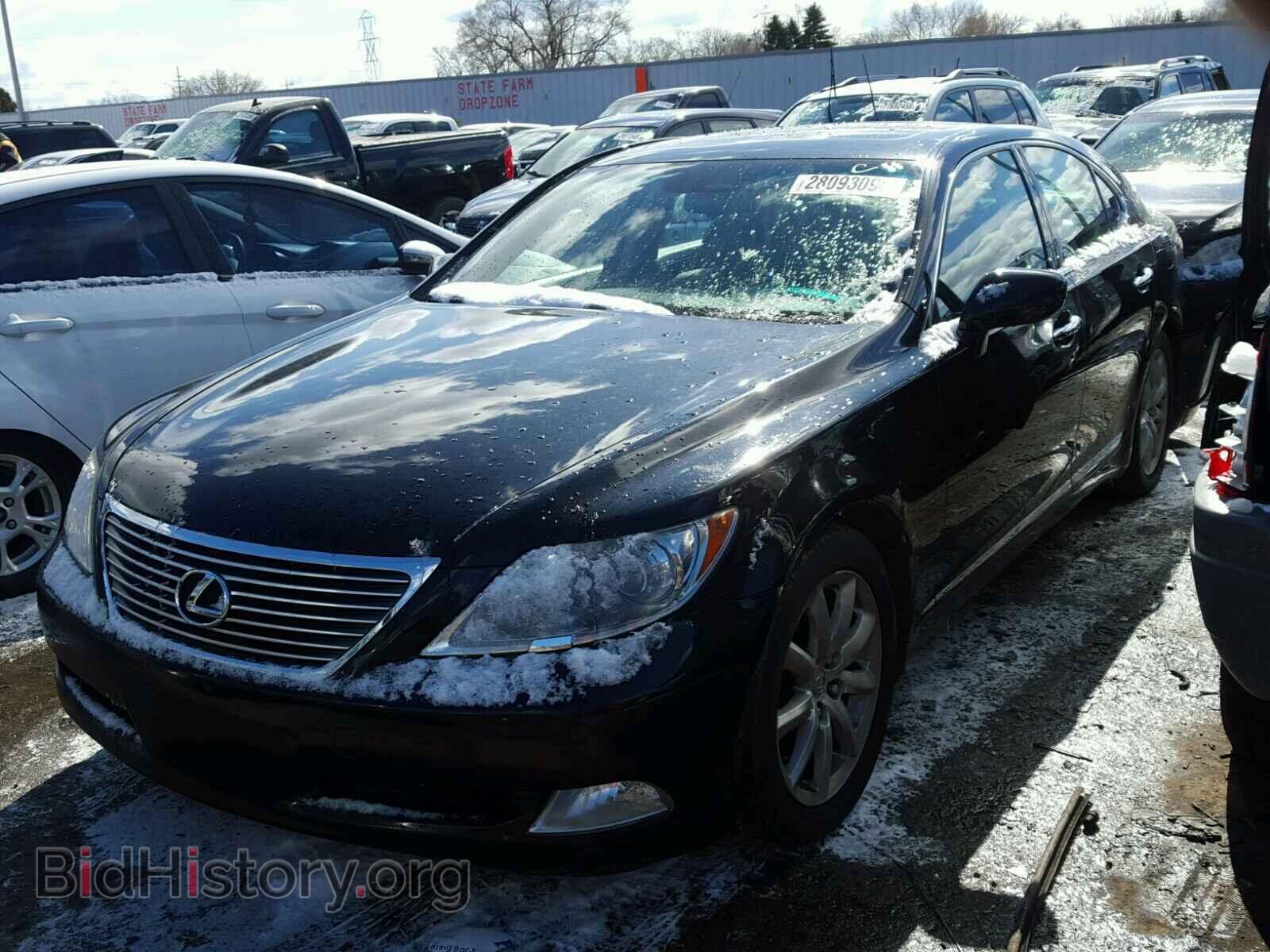 2007 LEXUS LS460 - VIN: JTHBL46F875029440 - Фото 2