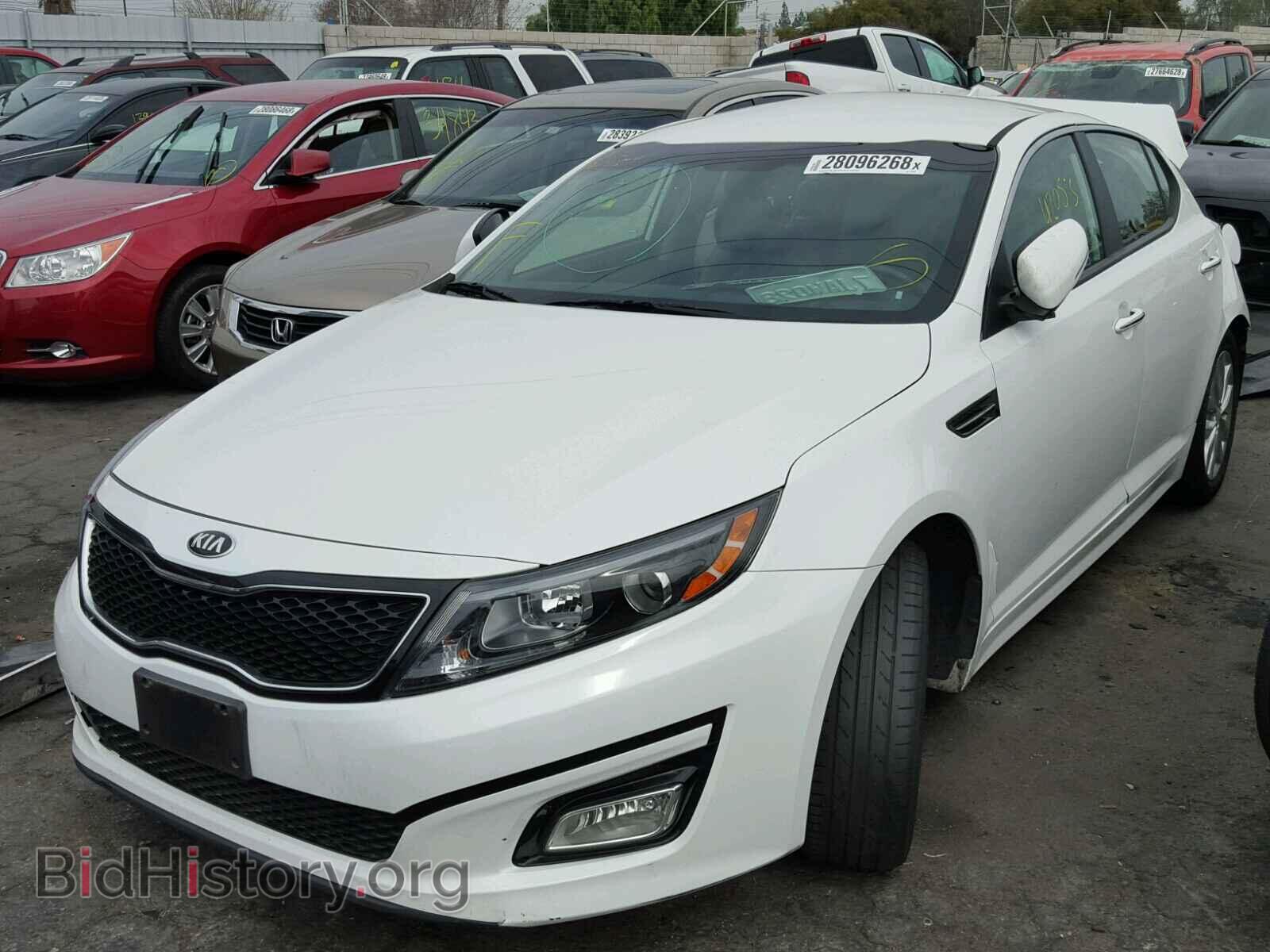 2015 KIA OPTIMA - VIN: 5XXGN4A73FG415209 - Фото 2