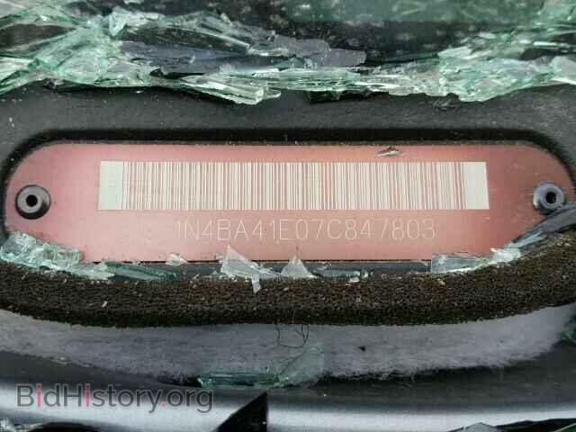 2007 NISSAN MAXIMA - VIN: 1N4BA41E07C847803 - Фото 10