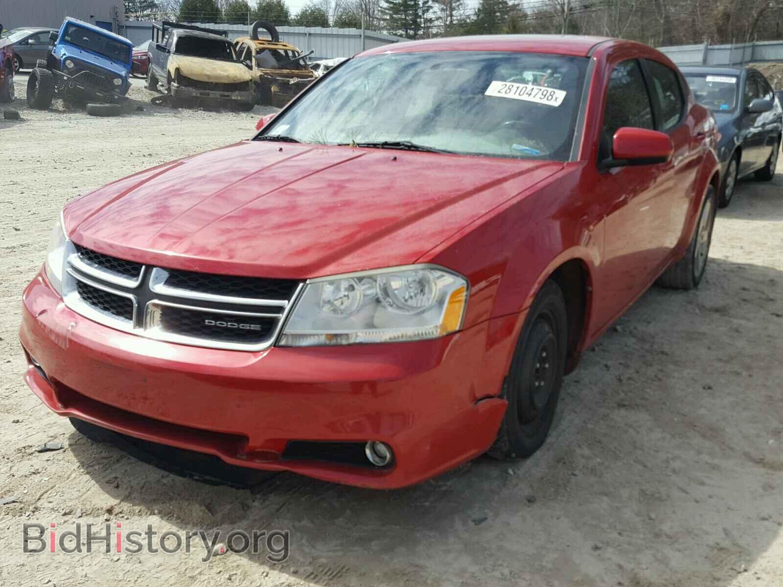2011 DODGE AVENGER - VIN: 1B3BD2FG8BN510472 - Фото 2