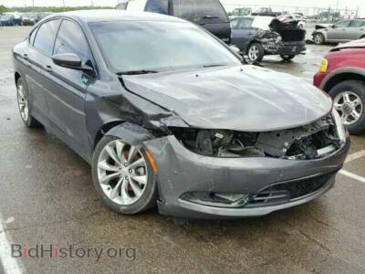 2015 Chrysler 200 200 S, темно-серый — VIN 1C3CCCBB0FN667882, Copart