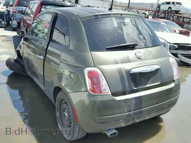2013 FIAT 500 - VIN: 3C3CFFAR1DT740830 - Фото 3