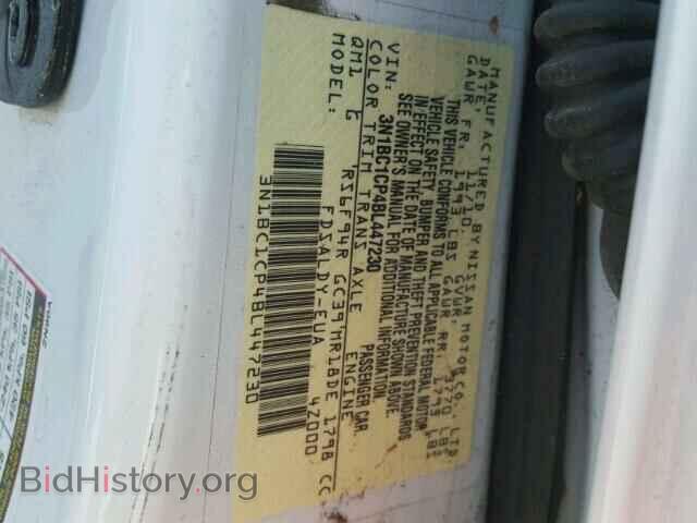 2011 NISSAN VERSA - VIN: 3N1BC1CP4BL447230 - Photo 10