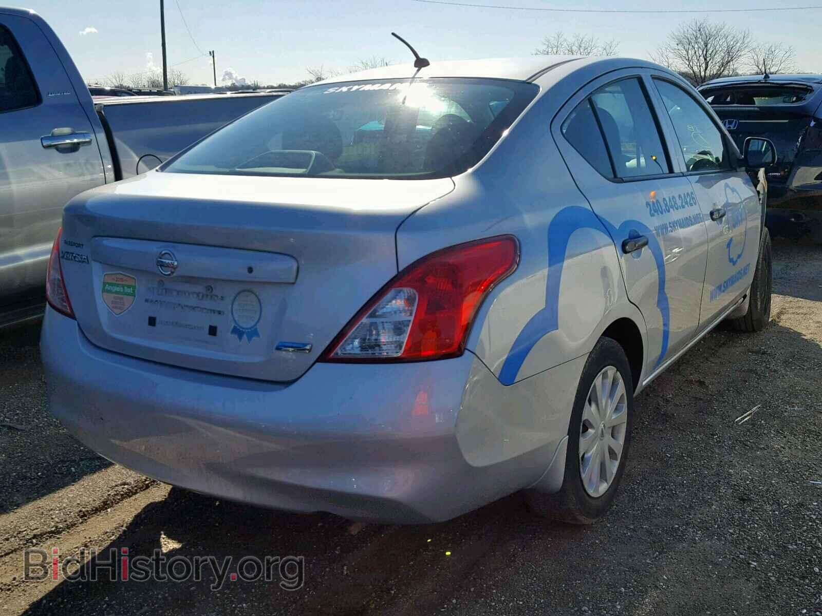2012 NISSAN VERSA - VIN: 3N1CN7APXCL854524 - Фото 4