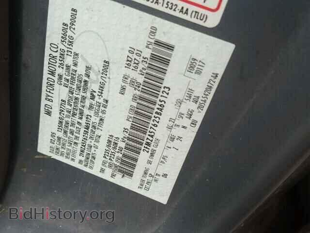 2005 FORD FREESTAR - VIN: 2FMZA57625BA65123 - Фото 10