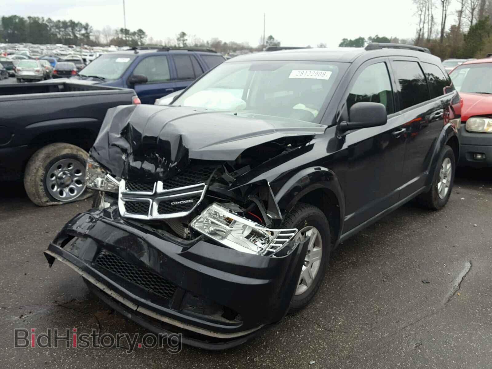 2012 DODGE JOURNEY - VIN: 3C4PDCAB4CT167991 - Фото 2