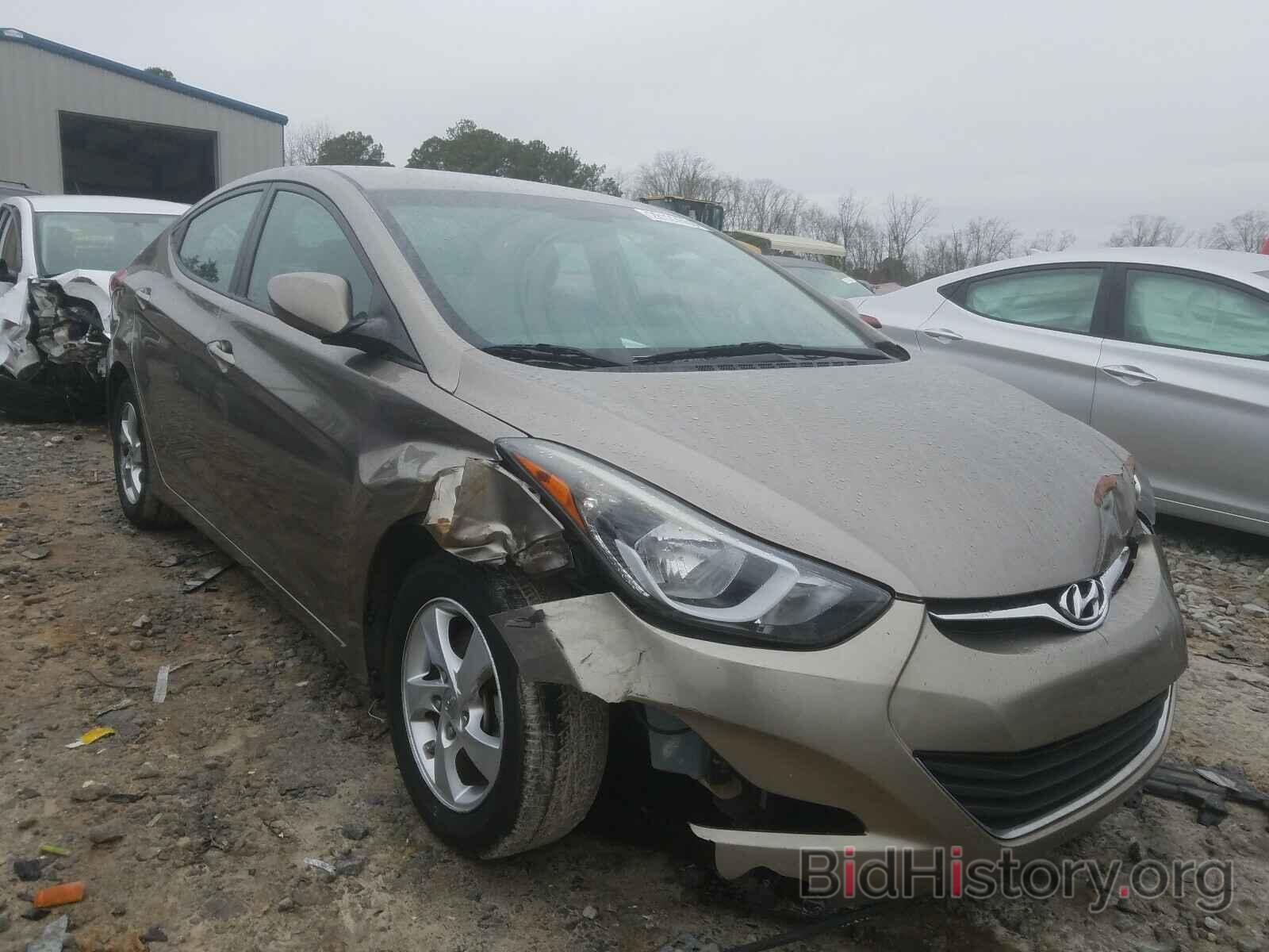 Photo 5NPDH4AE2EH527477 - HYUNDAI ELANTRA 2014