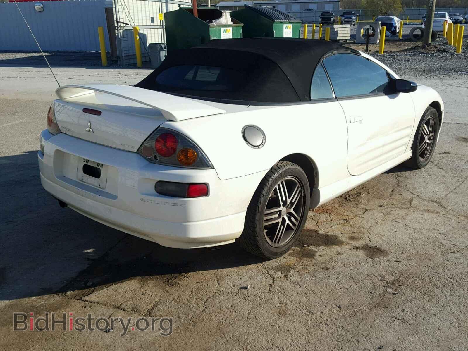 2003 MITSUBISHI ECLIPSE - VIN: 4A3AE75H73E189098 - Фото 4