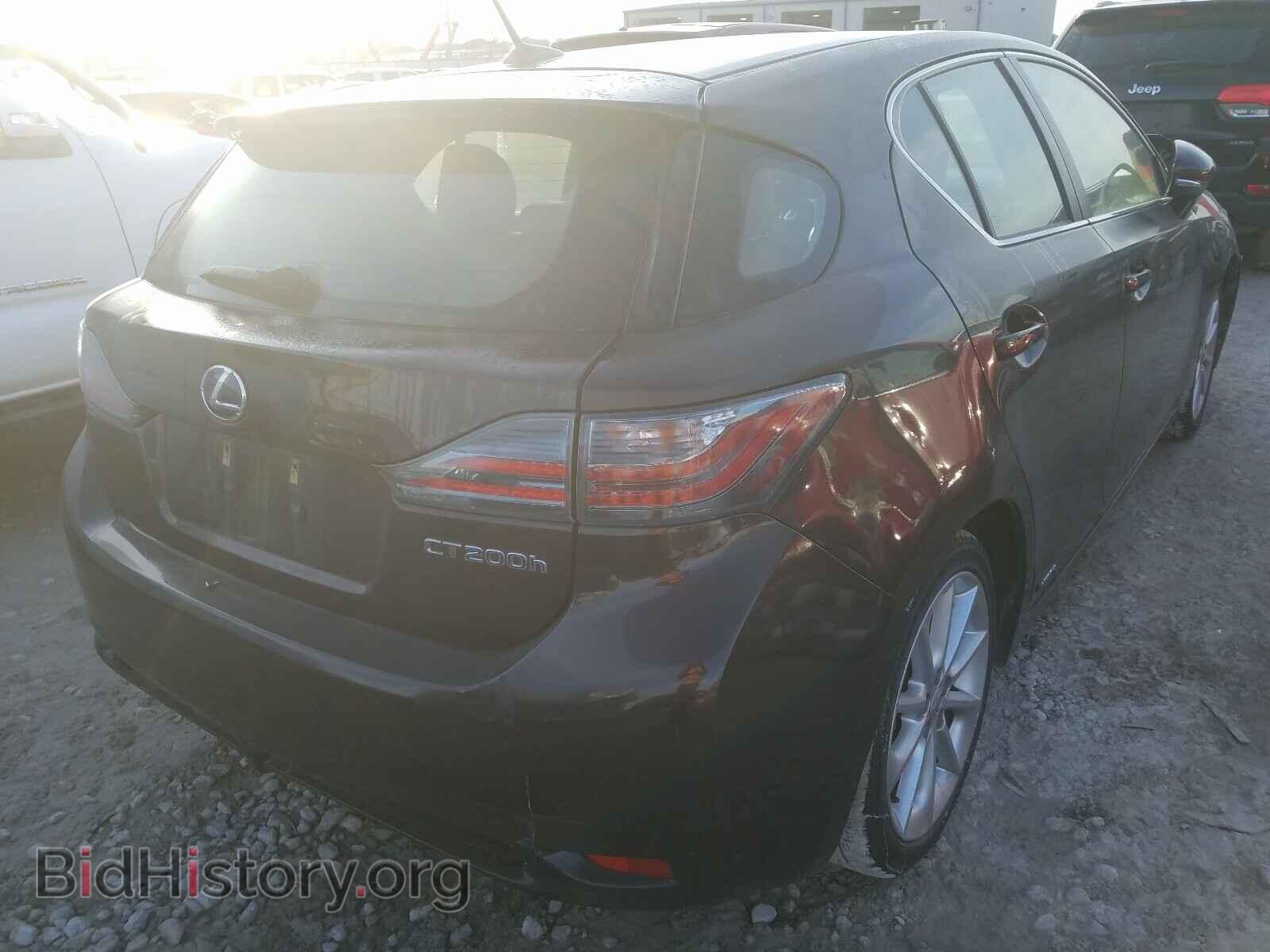 2011 LEXUS CT 200 - VIN: JTHKD5BH8B2009225 - Фото 4