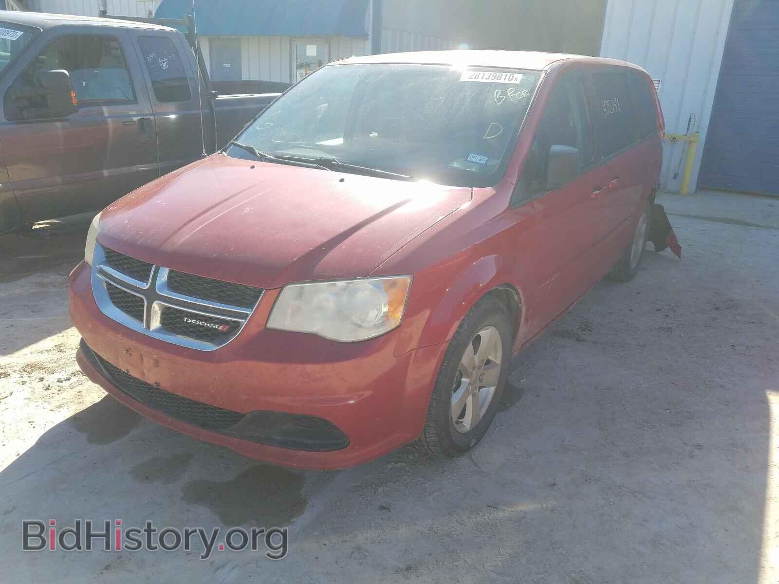 2013 DODGE CARAVAN - VIN: 2C4RDGBG7DR542528 - Фото 2