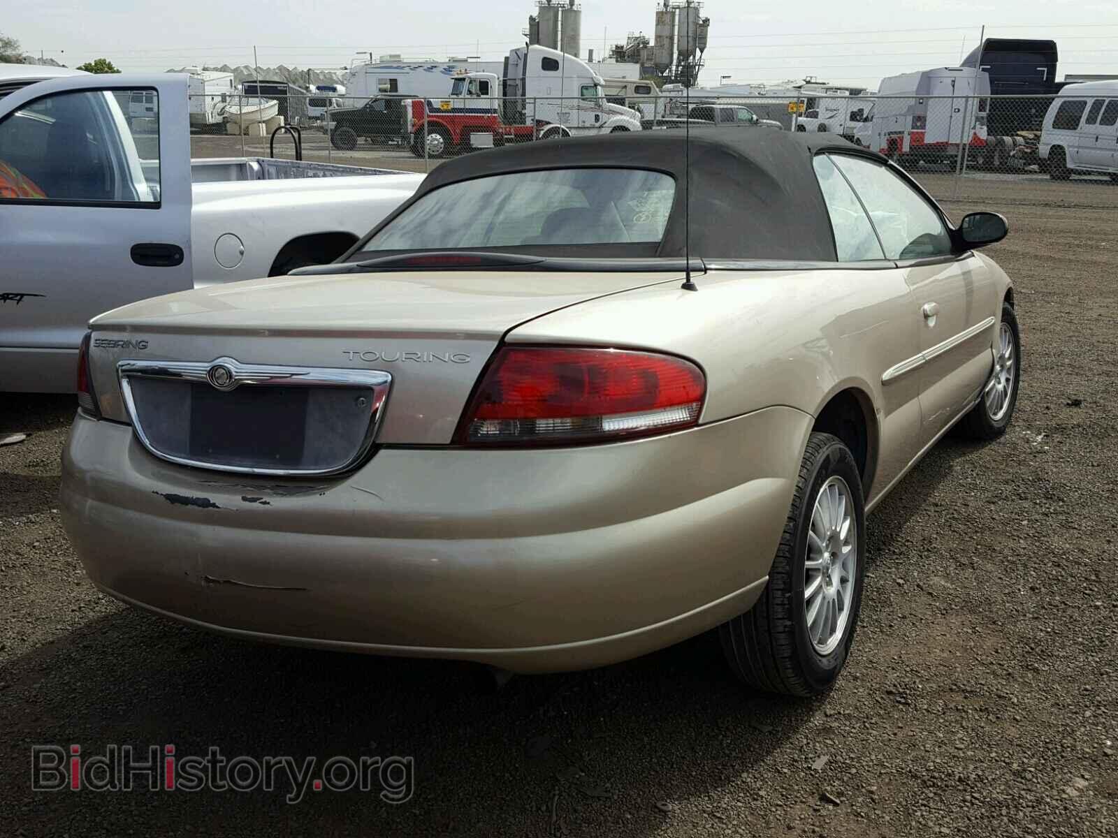 2005 CHRYSLER SEBRING - VIN: 1C3EL55R35N705357 - Фото 4