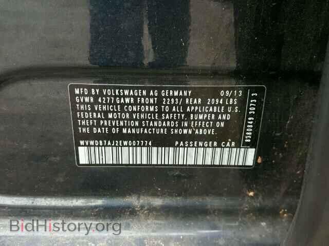 2014 VOLKSWAGEN GOLF - VIN: WVWDB7AJ2EW007774 - Фото 10