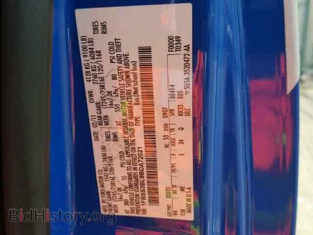 2011 FORD ECONOLINE - VIN: 1FBSS3BL9BDA72021 - Photo 10