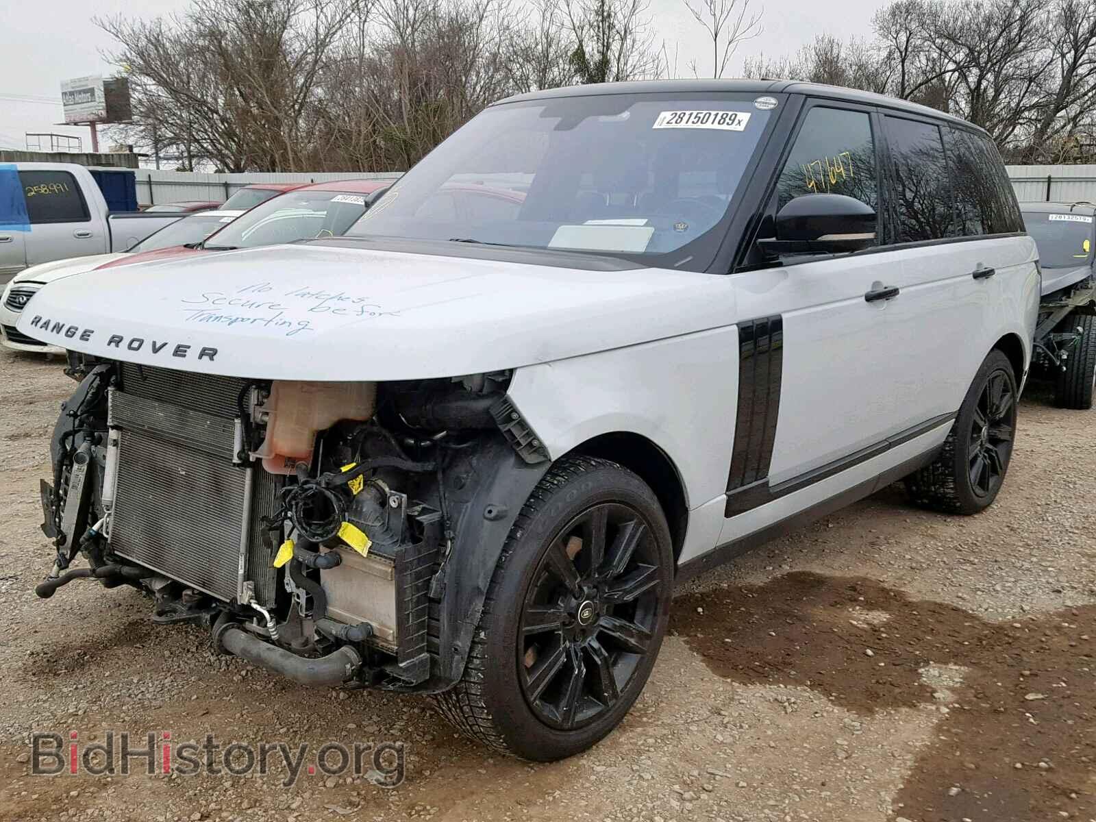 2016 LAND ROVER RANGE ROVE - VIN: SALGS2KF6GA258929 - Фото 2