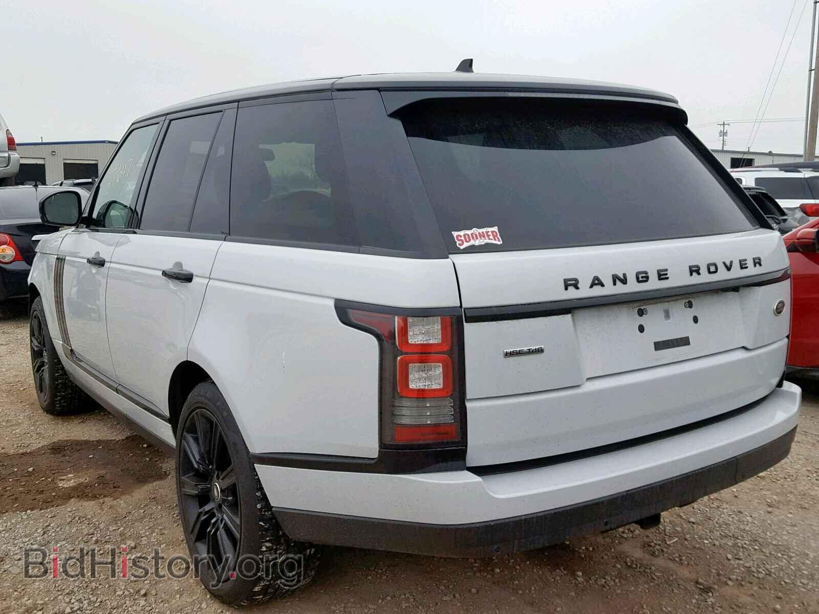 2016 LAND ROVER RANGE ROVE - VIN: SALGS2KF6GA258929 - Фото 3