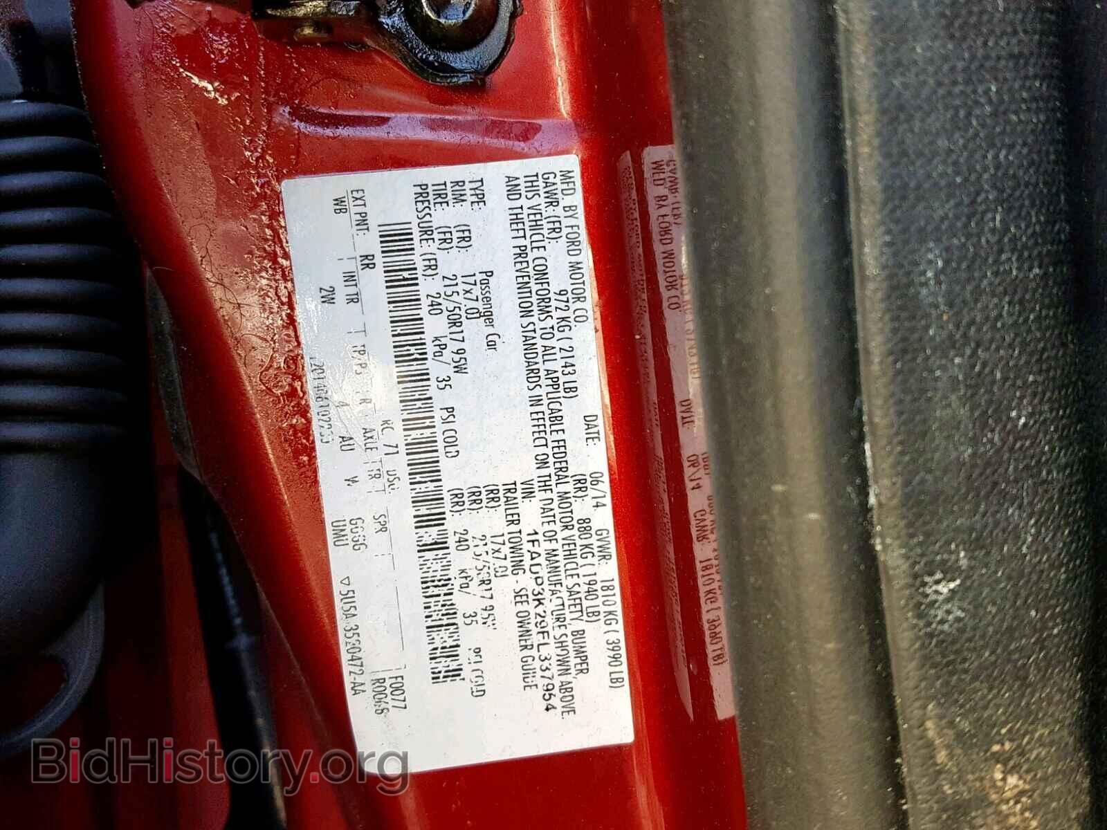 2014 FORD FOCUS SE - VIN: 1FADP3K29EL337954 - Фото 10
