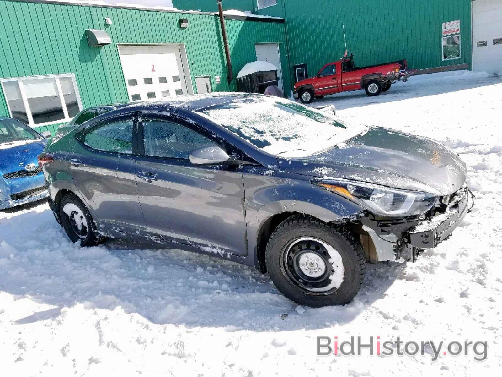 Photo KMHDH4AE3GU643923 - HYUNDAI ELANTRA 2016