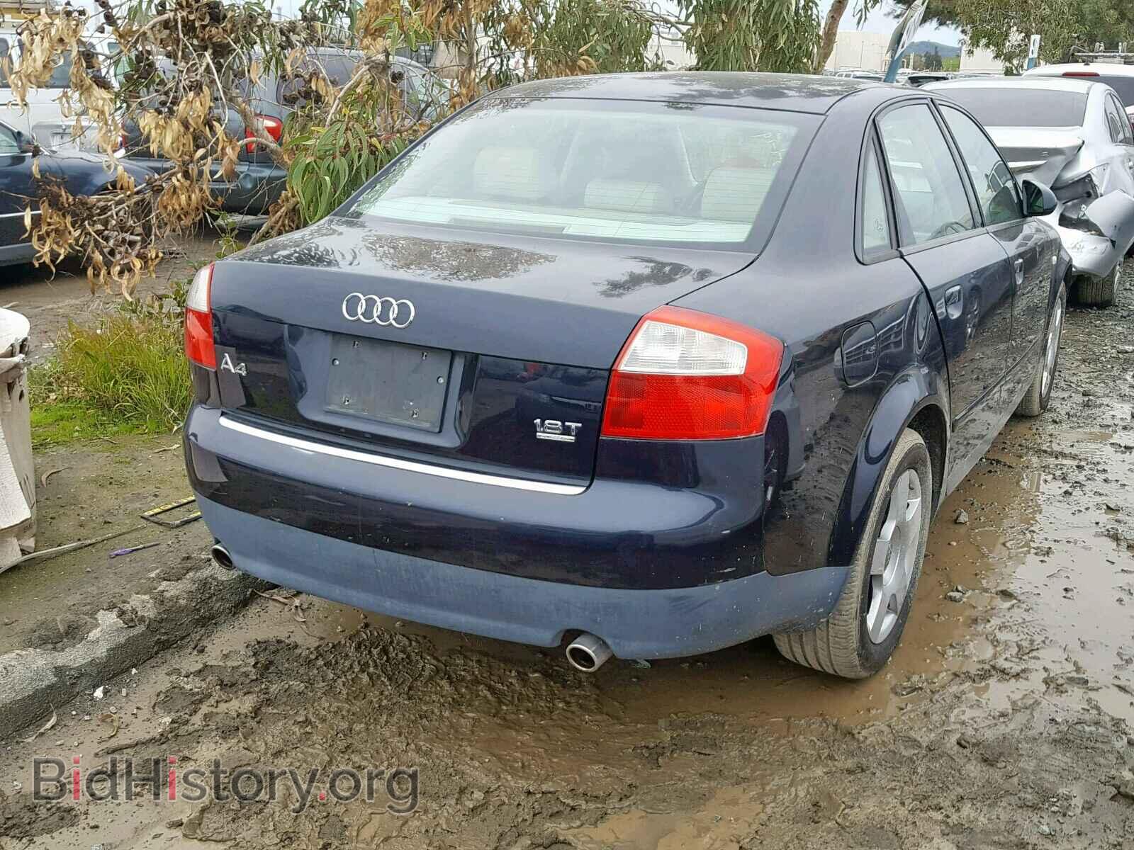 2002 AUDI A4 - VIN: WAULC68E52A293640 - Фото 4