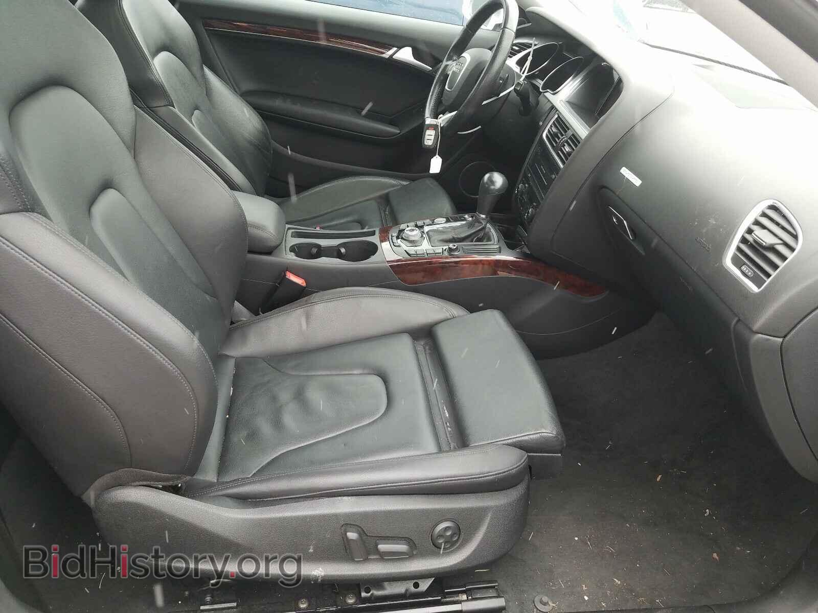 2012 AUDI A5 - VIN: WAULFAFR0CA013432 - Фото 5