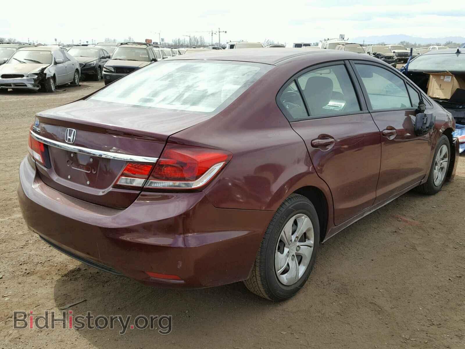 2013 HONDA CIVIC - VIN: 2HGFB2F51DH523954 - Фото 4