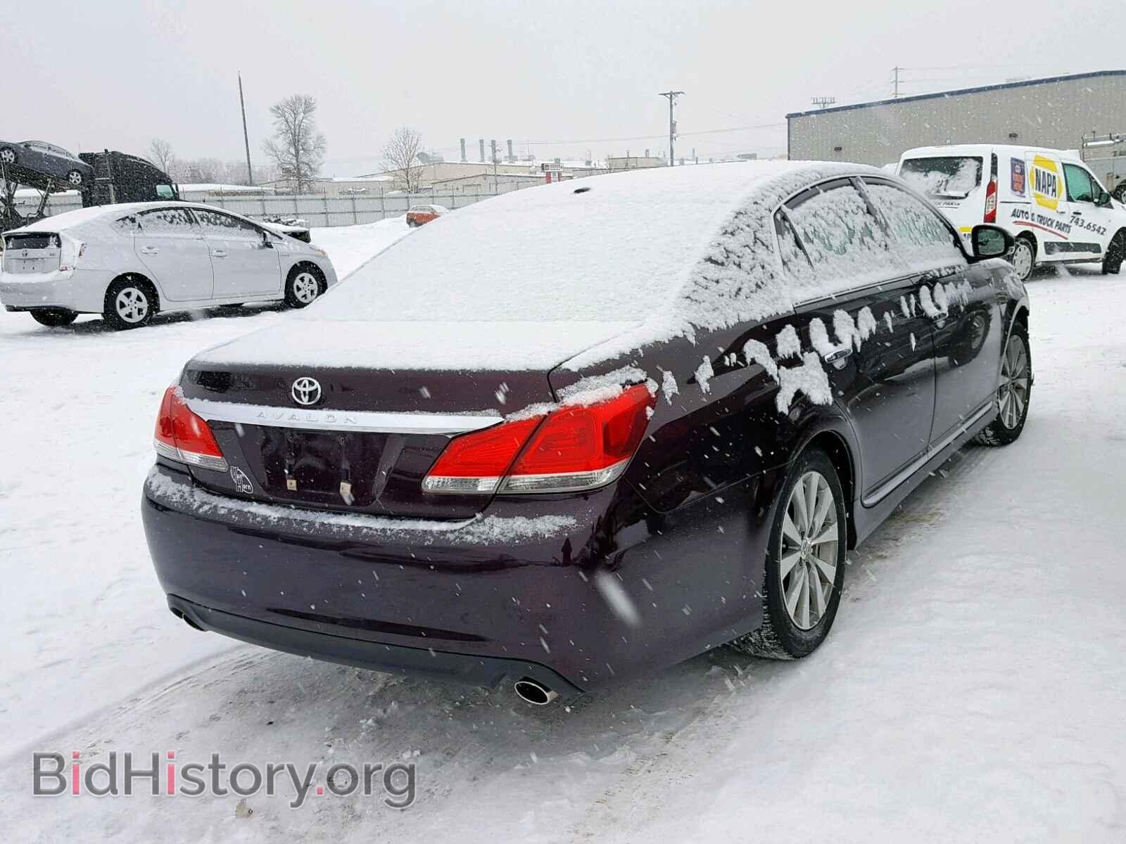 2012 TOYOTA AVALON - VIN: 4T1BK3DB8CU458796 - Фото 4
