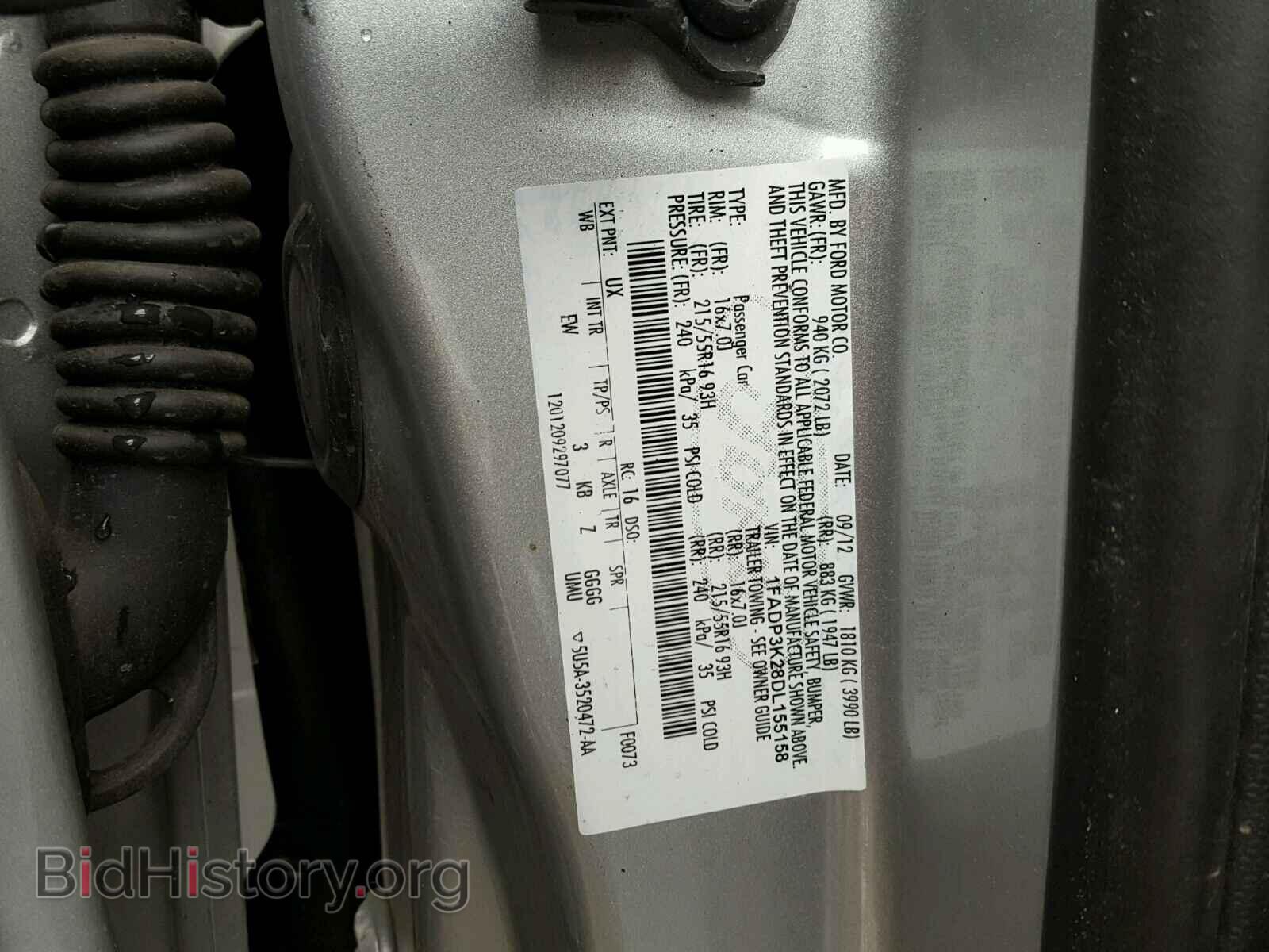 2013 FORD FOCUS - VIN: 1FADP3K28DL155158 - Photo 10