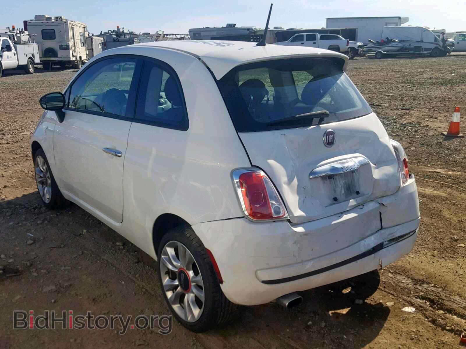 2014 FIAT 500 - VIN: 3C3CFFAR2ET268770 - Фото 3