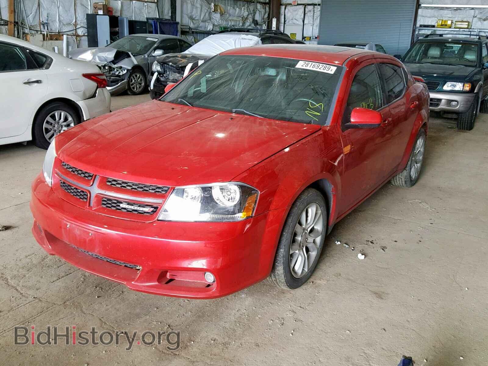 2013 DODGE AVENGER - VIN: 1C3CDZBG7DN502579 - Фото 2