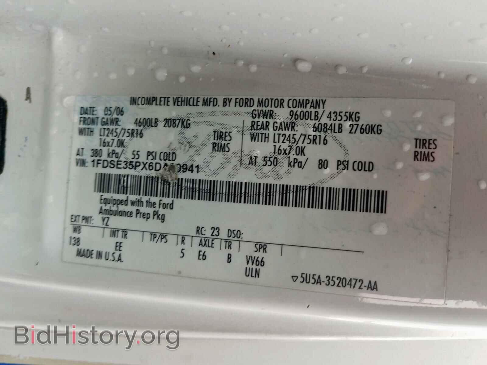 2006 FORD ECONOLINE - VIN: 1FDSE35PX6DA80941 - Photo 10