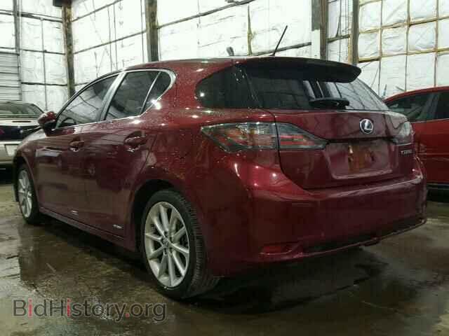 2012 LEXUS CT 200 - VIN: JTHKD5BH5C2116668 - Фото 3